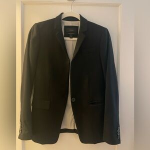 I Crew black wool Regent blazer in 00